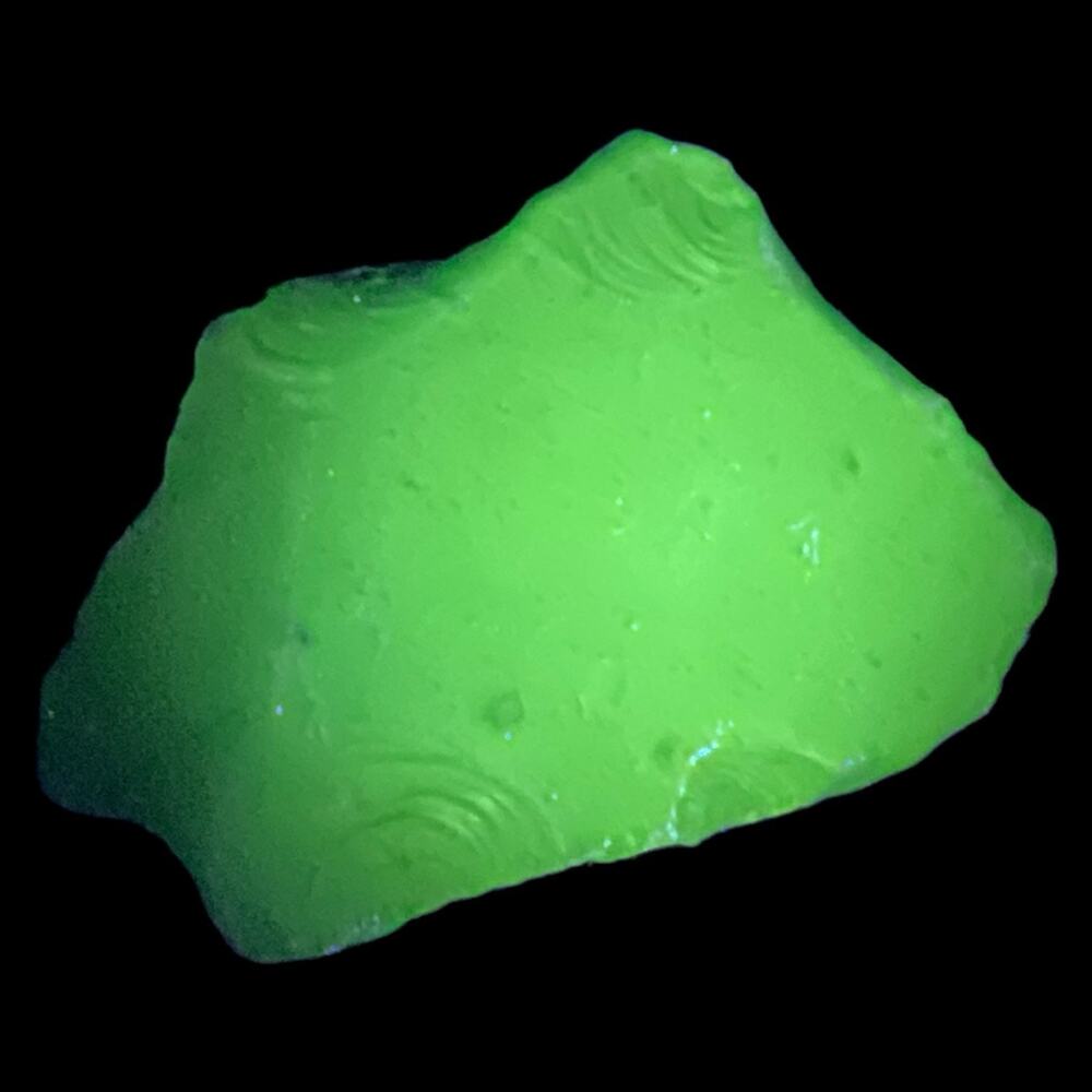 Cobalt Translucent Art‎ Glass Cullet Glowing Manganese Slag Glass #5GX126